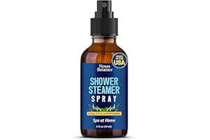 Eucalyptus & Peppermint Shower Steamer Spray 2 fl oz - Aromatherapy Mist for Spa with Pure, Natural Essential Oils - Refreshing Aroma for Clear Breathing & Mood Enhancement - Nexon Botanics