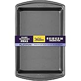 Wilton Platinum Non-Stick 13 x 9 Inch Oblong Baking or Roasting Pan, Stainless Steel Bakeware, Made without PFAS, Packaging May Vary
