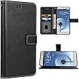FDCWTSH Compatible with Samsung Galaxy S3 Wallet Case Wrist Strap Lanyard Leather Flip Cover Card Holder Stand Cell Accessories Phone Cases for GalaxyS3 Neo I9300 Women Men Black