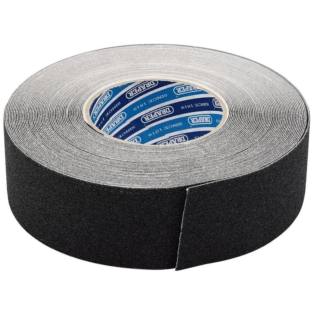 Draper 66234 18 m x 50 mm Black Safety Grip Tape
