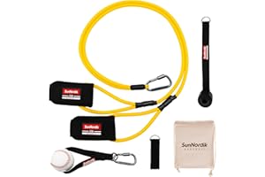 SunNordik Resistance Bands for Pitchers, Baseball & Softball Training Equipment for Improving Arm Strength & Pitching Training, Baseball Pitching Bands for All Skill Levels