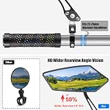 Diyife Bike Mirror Pair 360° Adjustable Wide View 22-25mm Handlebar view 2