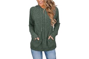 JomeDesign Sweaters for Women Long Sleeve Shirts Fashion Hoodies Pullover Sweatshirts Loose Casual Fall Tops