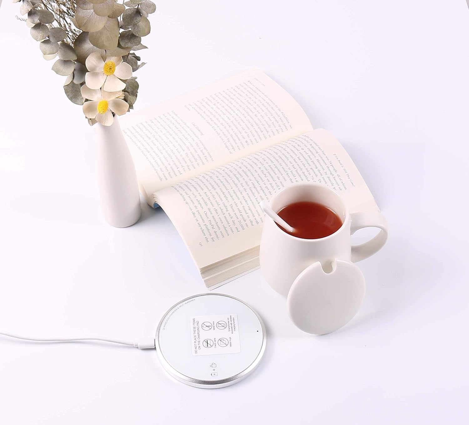 RTMAXCO Coffee Mug Warmer, Warmer Mugs, Cup Warmer, Keeps Coffee and Tea Warm for Office and Home Heated Coffee Mug - Image 3