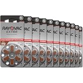 Rayovac Extra Advanced, size 312 Hearing Aid Battery (pack 60 pcs)