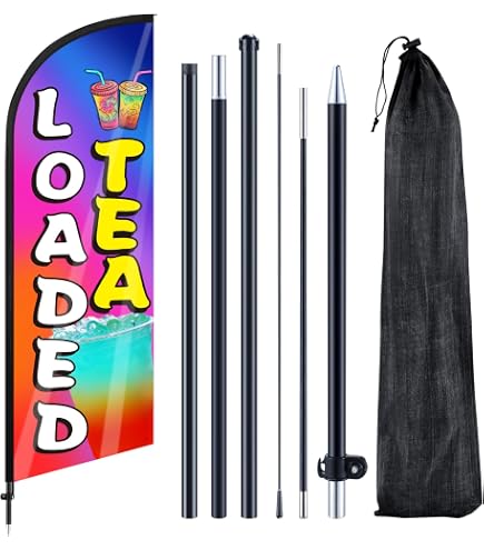 Manifolds With Gauge Only 12 Foot Checkered Feather Banner Swooper Flag - Flag Only, 5061B Model, FeatherFlagNation Caution & Flagging Tapes