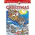 Amazon.com: Creative Haven Enchanted Christmas Coloring Book (Adult ...