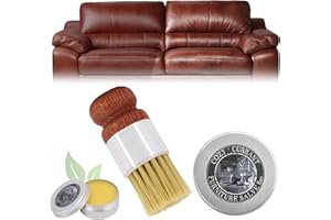 Wise Furniture Salve for Leather, New Multifunctional Leather Furniture Salve with Boar Bristle Brush Furniture Leather Salve