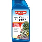BioAdvanced 3-in-1 Insect, Disease, and Mite Control Concentrate - 32 oz | Insecticide, Fungicide &amp; Miticide - Mix &amp; Spray - Kills Listed Pests and Controls Diseases - Up to 14 Days Protection Bottle