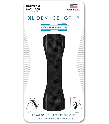 thumbnail image 2 of Love Handle Universal Finger Strap Grip For Most Tablets And Phone XL - Purple - Gadget Zone 2 of 10