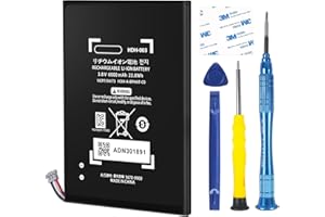 HDH-003 Battery 6000mAh Upgraded New 0 Cycle Battery Replacement for Nintendo Switch Lite, HDH-003 HDH-001 Game Console with 