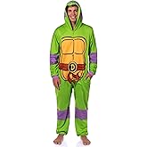 INTIMO Teenage Mutant Ninja Turtles Mens' Hooded Union Suit Costume Sleep Pajama For Adults