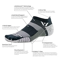 Swiftwick- FLITE XT ZERO (3 Pairs) Non-Slip Running