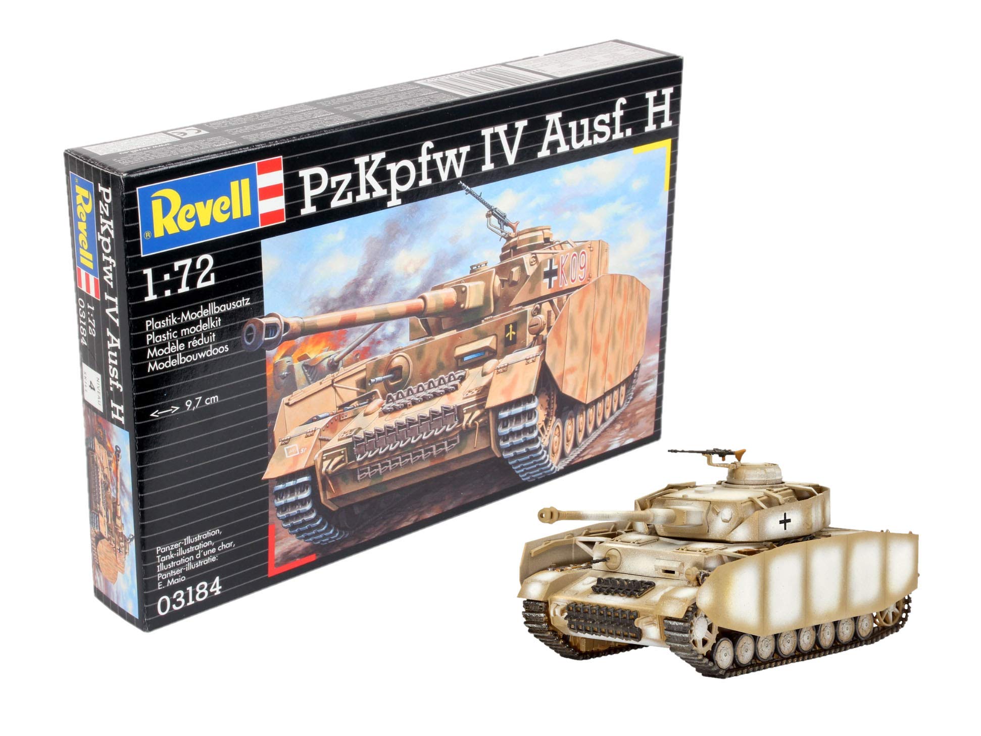 Revell 03184 PzKpfw. IV Ausf.H 1:72 Scale Unbuilt/Unpainted Plastic Model Kit — image 1
