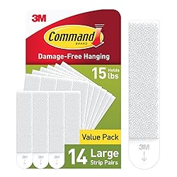Command 15 lb Large Picture Hanging Strips 14 Pairs