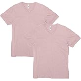 American Apparel Unisex-Adult CVC V-Neck T-Shirt, Style G2006cvc, 2-Pack