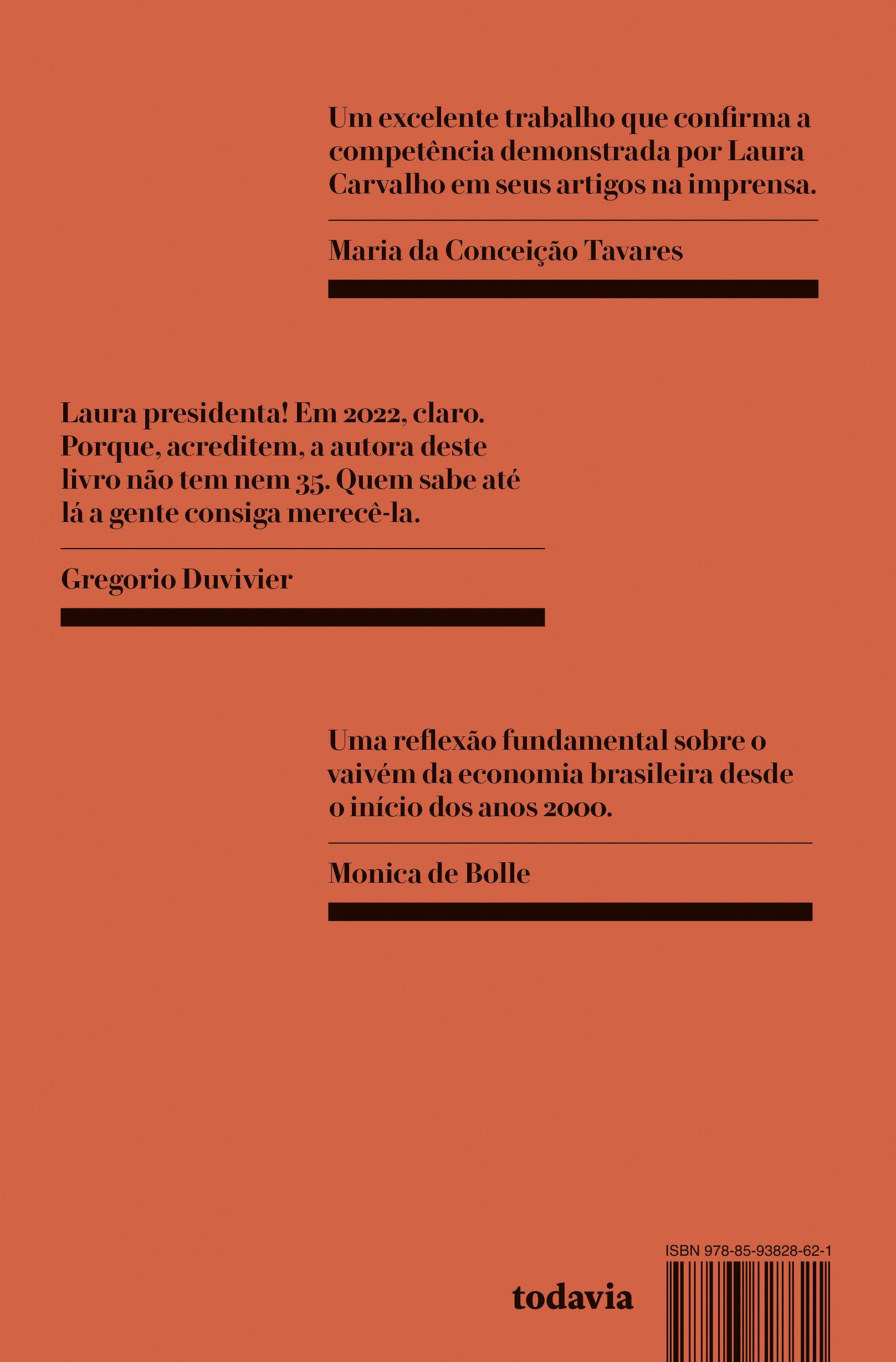 Livro 'Valsa brasileira' de Laura Carvalho