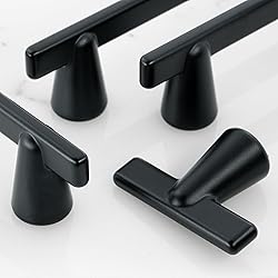 HESTIA HARDWARE 10 Pack 3 Inch Black Cabinet