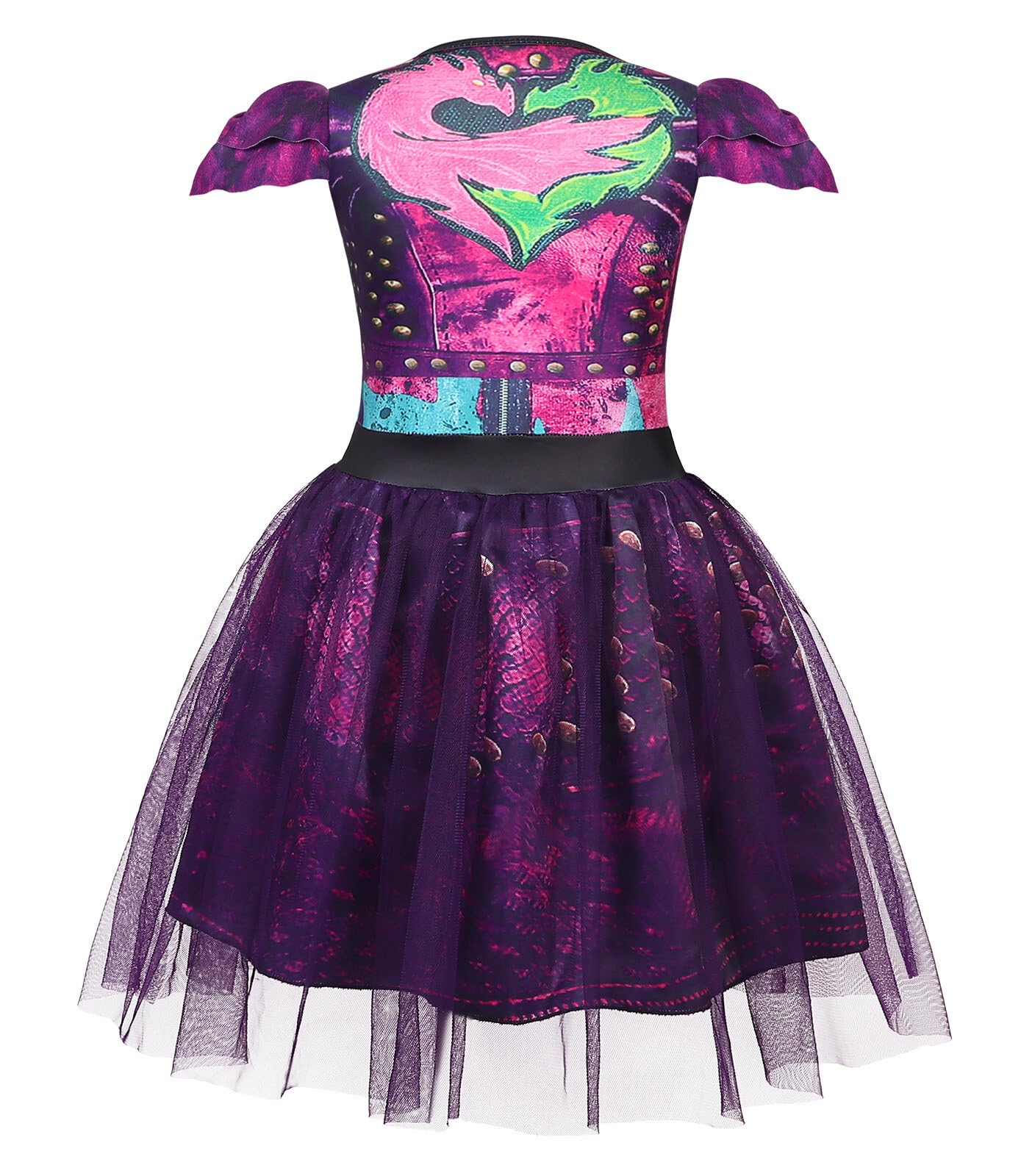 WonderBabe Girls Costumes Popular Musical Princess Dresses Fancy Dress Up Clothes Toddler Halloween Party Cosplay Outfit