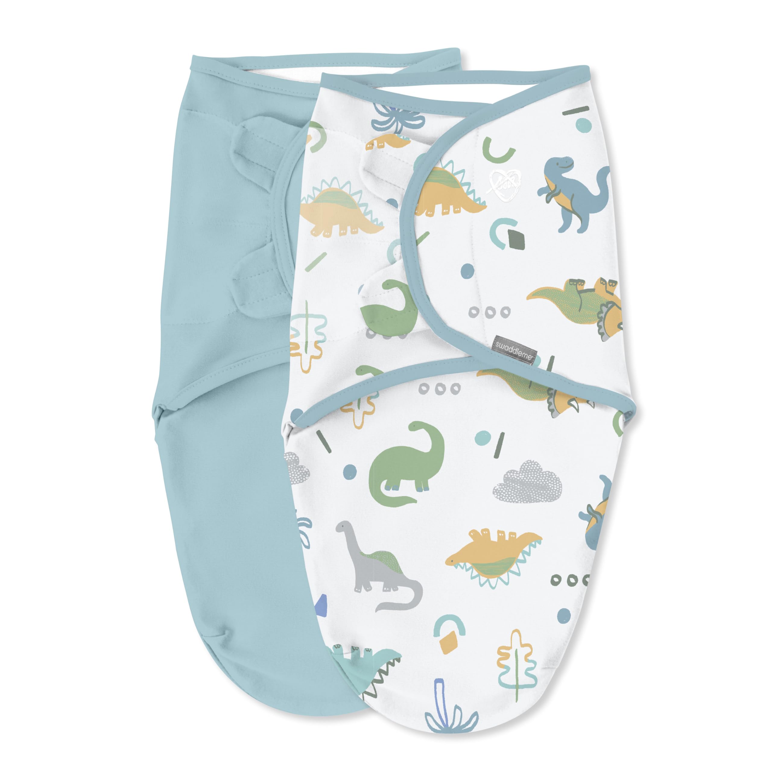 Photo 1 of **Only One**
SwaddleMe by Ingenuity Original Swaddle, 100% Cotton, Improves Sleep & Calms Startle Reflex, 0-3 Months, 1.0 TOG, Baby Swaddle Blanket - Tropical Dino