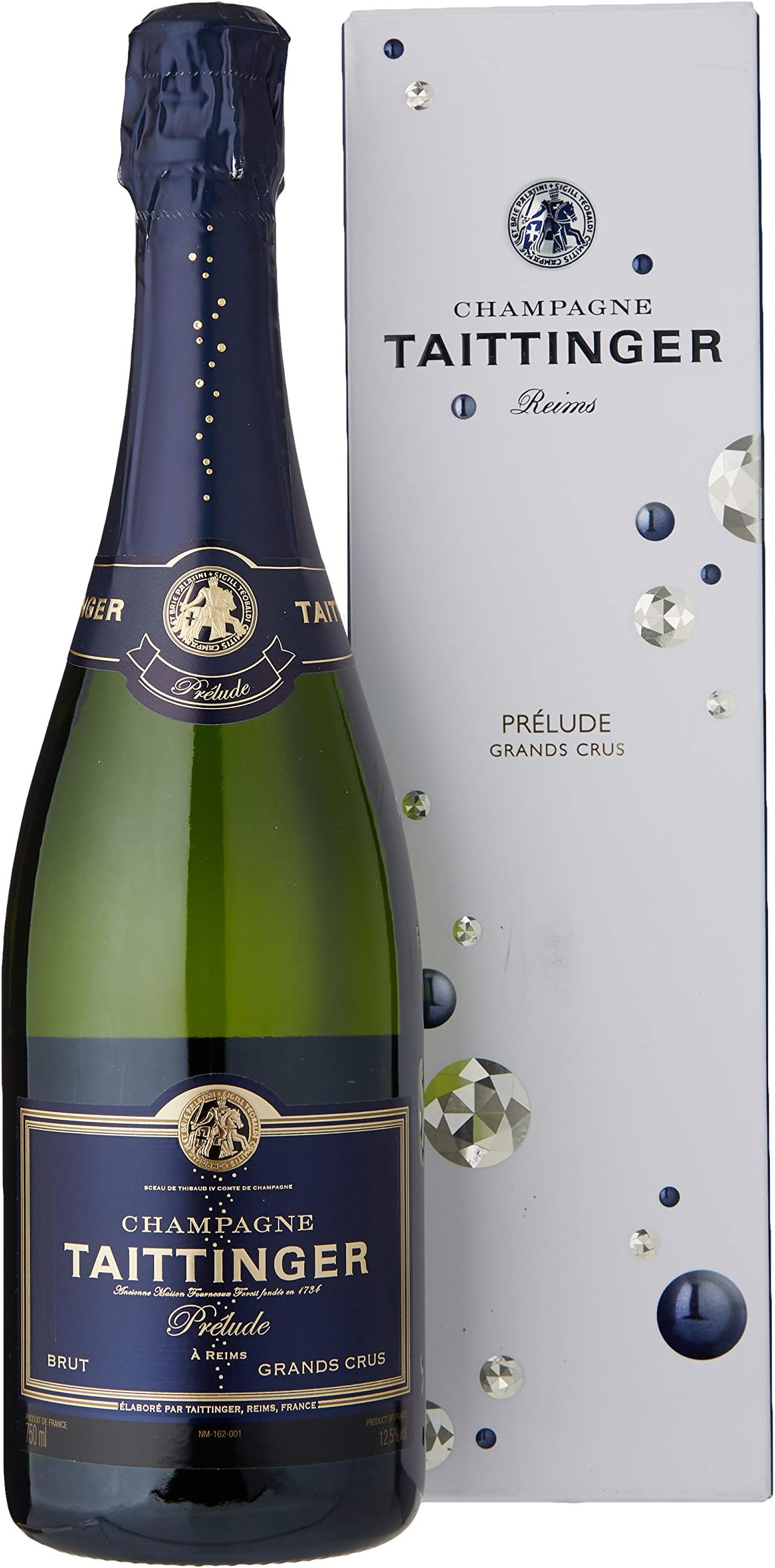 Taittinger Prélude Grands Crus Non Vintage Champagne in Gift Box 75cl