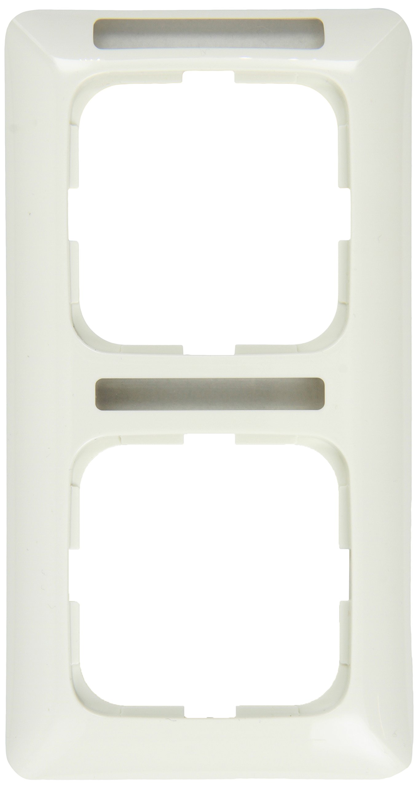 Busch-Jaeger Double Frame Linear with Window, Vertical, 1722NSKA 214