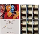 Sennelier Cardboard Oil Pastel Set, 72 Count (Pack of 1), Multicolor