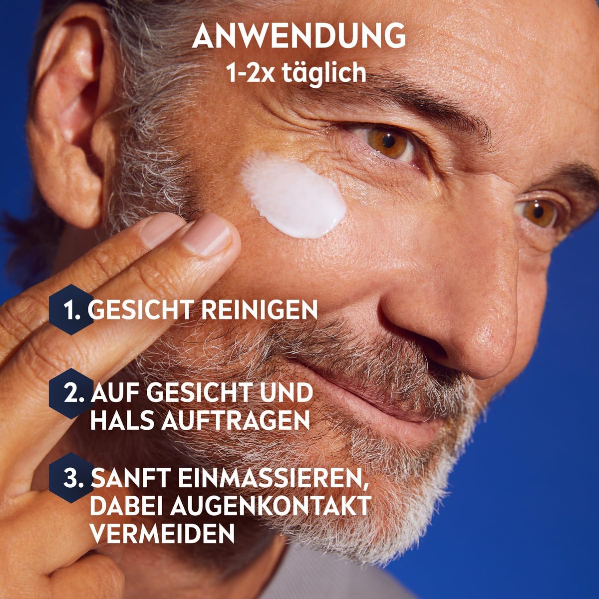NIVEA MEN Anti-Age Hyaluron Feuchtigkeitscreme, Gesichtspflege für Männer mit Hyaluron, Pro-Retinol und LSF 15, Gesichtscreme für 24h Feuchtigkeit und sichtbare Faltenmilderung (50 ml) 4