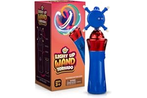 IPIDIPI TOYS Spinning Light Up Wand for Kids – LED Magic Swirling, Easter Basket Stuffers, Magic Ball Spinner, Party Entertainment, Autism Sensory Rooms - Cool Lighted Toy for Toddlers, Boys and Girls