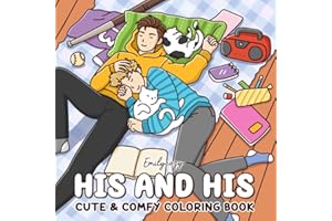 His & His: A Cozy Couple's Coloring Book of Everyday Love (Couple Moments Coloring)