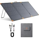 ZOUPW 230W Bifacial Portable Solar Panel N-Type 16BB for Power Station | 25% Efficiency Foldable Solar Charger for Jackery/EcoFlow Delta/Bluetti/Anker, IP68 Waterproof for RV Camping Off-Grid Power