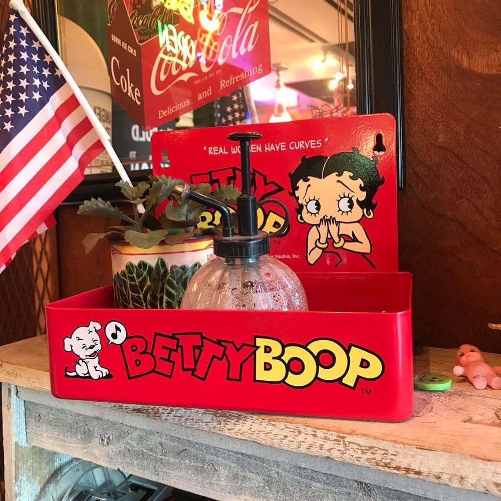 Amazon Co Jp Betty Boop メタルトレイ 小物入れ 収納 灰皿 キッチン トイレ ベティブープ ベティちゃん アメリカン雑貨 ベティーちゃん グッズ アメリカ 雑貨 世田谷ベース インテリア 店舗 備品 ホビー