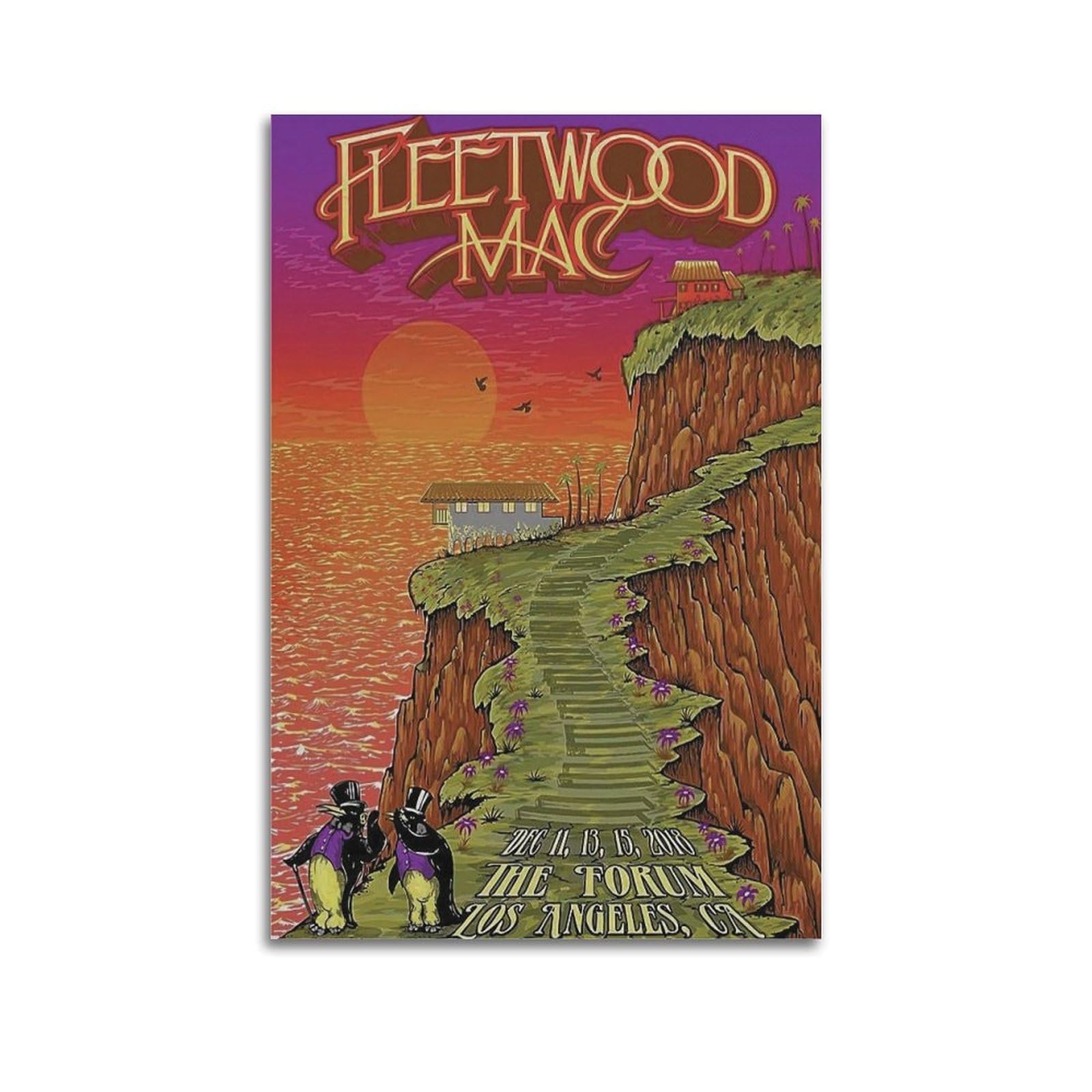 Fleetwood Posters Mac Poster Canvas Decorative Painting Modern Aesthetic Decorative Painting Bedroom Living Room Art Poster 12x18inch(30x45cm) Unframe-style-4