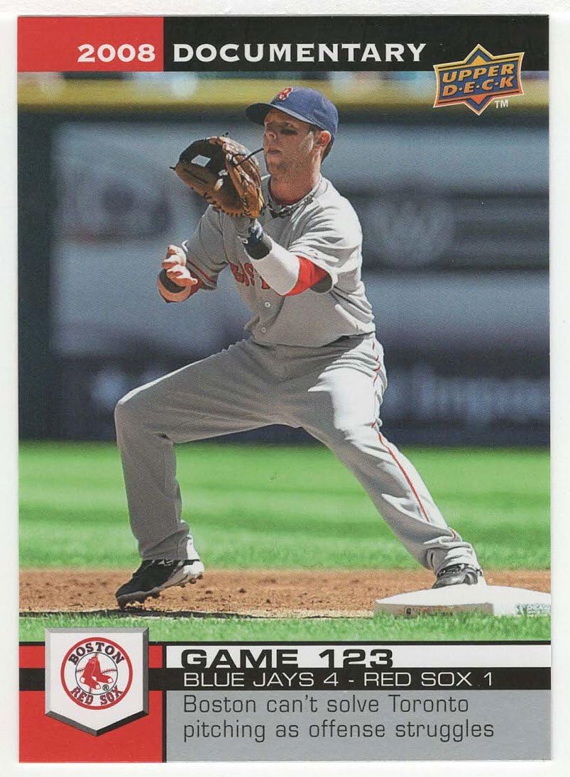 Amazon Dustin Pedroia Baseball Card 2008 Upper Deck Documentary 