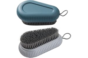 CANIPHA 2 Pcs Nail Brush for Cleaning Fingernails, heavy Duty Finger Nail Scrub Brush Hand Scrub Brush with Hanging Rope, Narrow Bristles Fingernail Brush for Cleaning and Scrubbing Fingernails and Toes