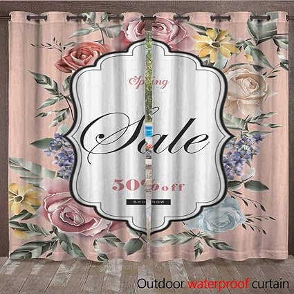Amazon Com Renteriadecor Home Patio Outdoor Curtain Poster