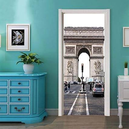 Amazon Com Hunzed Plane Wall Sticker 3d Creative Door