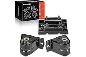 A-Premium 3PCS Engine Motor Mount and Transmission Mount Kit Compatible with Jeep Wrangler 1997-2006, TJ 1997-2006, 2.4L 2.5L