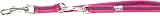 Julius-K9 Color & Gray Adjustable Super-Grip Leash 14 mm x 2.2 m Pink-Gray view 5