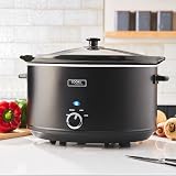 Cooks Professional 8L Slow Cooker with Glass Lid 2 Heat Settings Keep Warm view 2
