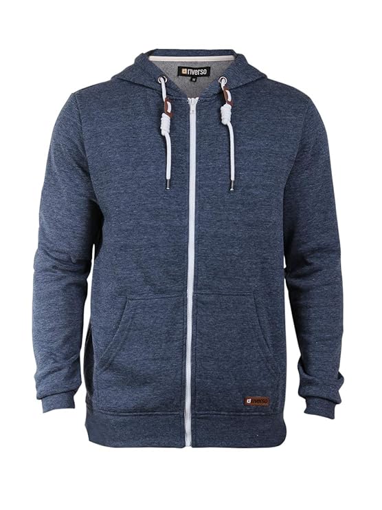 riverso Thrio Herren Sweatjacke Zip-Hoodie Jacke mit Kapuze