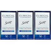 Secret Clinical Strength Invisible Solid Deodorant (1.6 oz., 3 pk.)