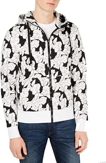 michael kors hoodie mens white