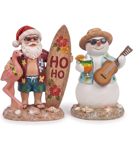 Amazon.com: The Bridge Collection Coastal Santa Claus in Blue with