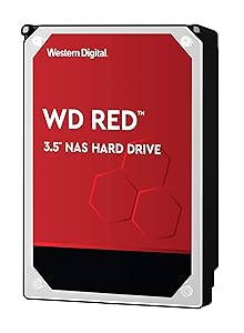 WD Red 2TB NAS Hard Drive - 5400 RPM Class, SATA 6 Gb/s, 64 MB Cache, 3.5" - WD20EFRX