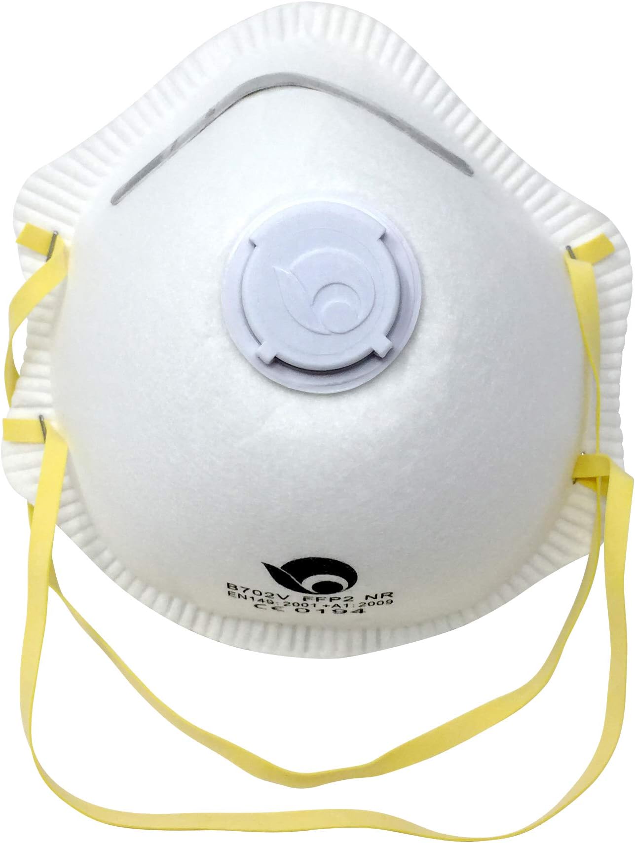 12 Boxes X 10 Per Box Valved Dust Mask Respirator - Quality Texture - Easy to Breath - for Sanding, Grinding, sawing and general purpose