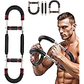 Twister Arm Trainer, Adjustable Resistance Levels Chest Workout Equipment for Men & Women, Portable Detachable Upper Body Fitness Machine for Home & Gym