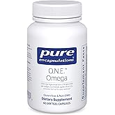 Pure Encapsulations O.N.E. Omega - Fish Oil Supplement for Heart Health, Joints, Skin, Eyes, and Cognition* - Fish Oil Concentrate with EPA and DHA - 60 Softgel Capsules
