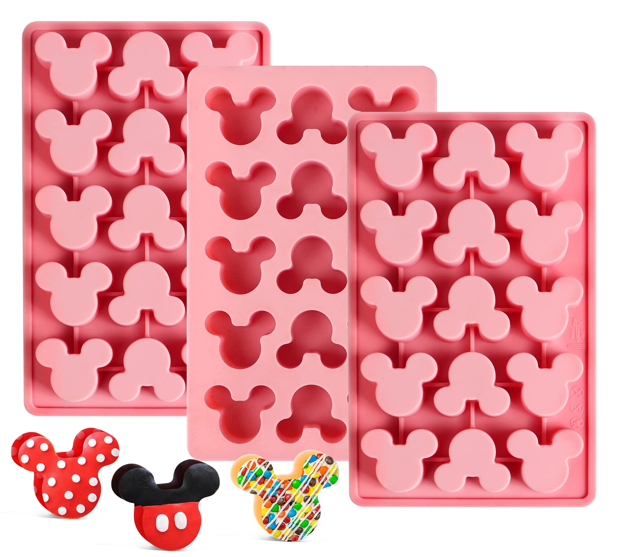 Photo 1 of * only comes with two *
Sidosir 3Pcs Gummy Mouse Candy Molds, Non-stick Silicone Candy Molds for Making Crayons, Chocolate,Cake Pops, Ice tube,wax melt