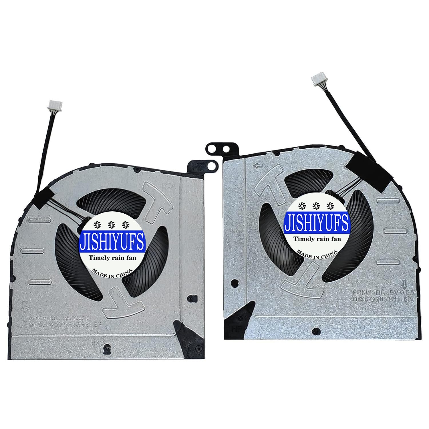 JISHIYUFS Replacement CPU+GPU Cooling Fan for Lenovo Ideapad Gaming 3 15-IAH7 FPKX DFS5K223052833 FPKW DFS5K221153713 FDC5V 0.5A